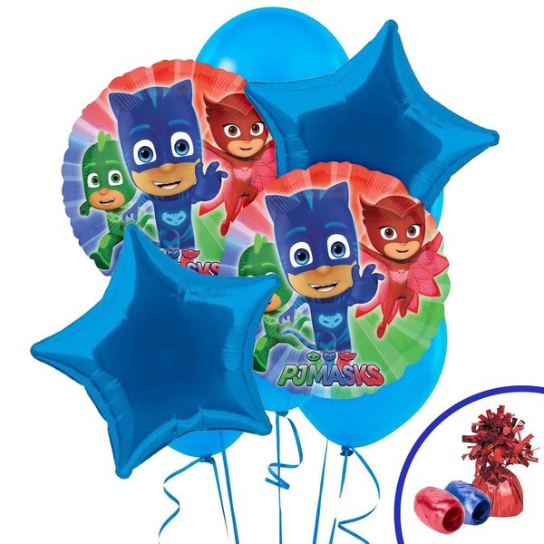 Birthday Express Birthday Express 267035 PJ Masks Balloon Bouquet 267035